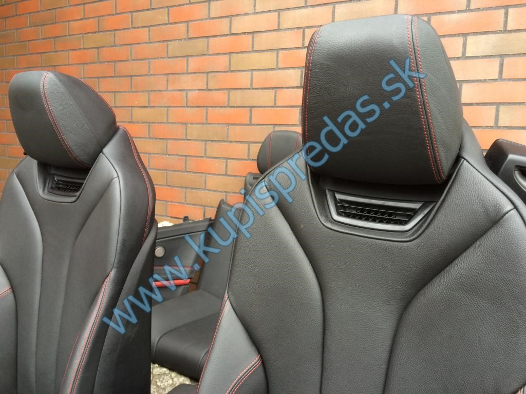Predné-zadné kožené sedačky + tapacíry BMW 4 F33 CABRIO